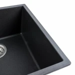 Гранітна мийка для кухні VALESO 4040 RUBA матовий моріон