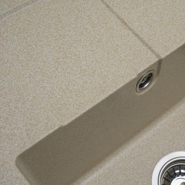 Гранітна мийка для кухні VALESO 5851 ARIA матова Сафарі