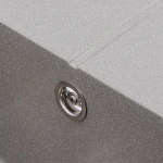 Гранітна мийка для кухні VALESO 7843 SOLID матовий Сірий металік