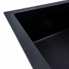 Гранітна мийка для кухні матовий VALESO 7843 SOLID Чорний