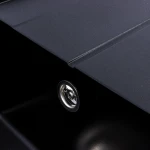Гранітна мийка для кухні VALESO 7843 SOLID матовий Чорний