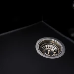 Гранітна мийка для кухні VALESO 7843 SOLID матовий Чорний