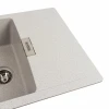 Гранітна мийка для кухні VALESO 6250 ZIRKONE матовий Топаз