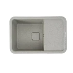 Гранітна мийка для кухні Сіра VALESO 7850 CUBE матова