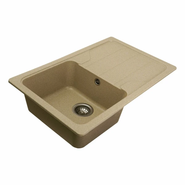 Гранітна мийка для кухні VALESO 7850 VERONA матова Сафарі