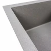 Гранітна мийка для кухні матовий мусон VALESO 7843 SOLID Сірий