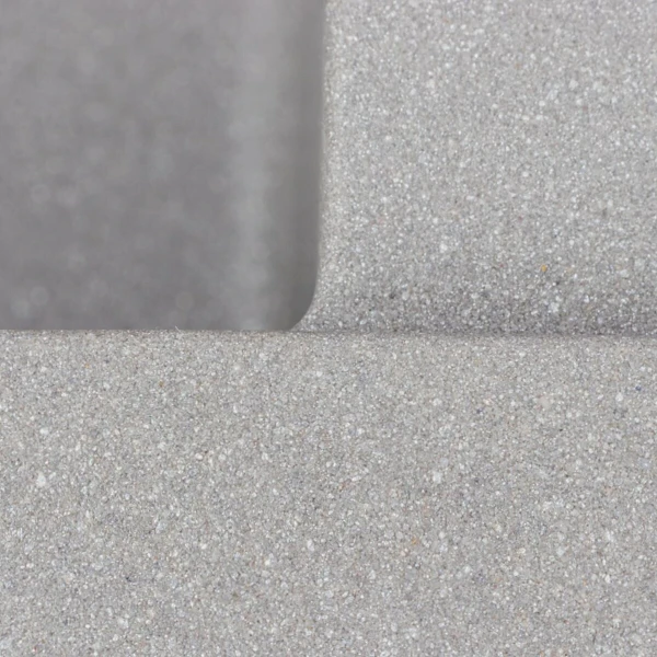 Гранітна мийка для кухні VALESO 7843 SOLID матовий Сірий мусон