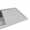 Гранітна мийка для кухні матовий мусон VALESO 7843 SOLID Сірий