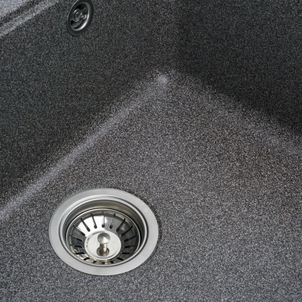 Гранітна мийка для кухні VALESO 5852 VESTA матова Мікс