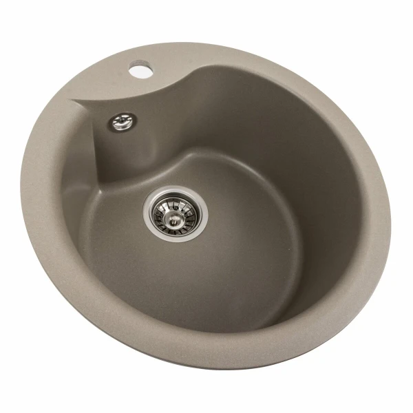 Гранітна мийка для кухні VALESO 480 TURAS матовий Титан