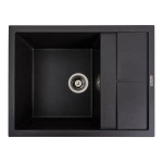 Гранітна мийка для кухні VALESO 6550 LOTOS матовий Моріон