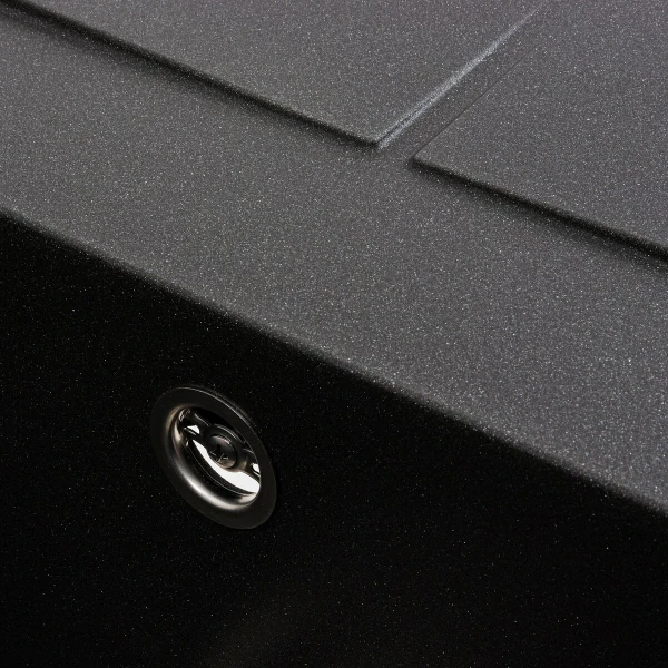 Гранітна мийка для кухні VALESO 6550 LOTOS матовий Моріон