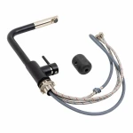 Кухонний змішувач з висувною лійкою VALESO Q411B Чорний матовий