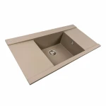 Гранітна мийка для кухні VALESO 9651 ATLAS матовий Титан