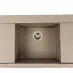 Гранітна мийка для кухні VALESO 9651 ATLAS матовий Титан