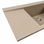 Гранітна мийка для кухні VALESO 9651 ATLAS матовий Титан