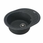 Гранітна мийка для кухні Platinum Графіт PLATINUM 6250 SOUL матова