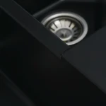 Гранітна мийка для кухні Platinum 9950 PANDORA матова Чорна