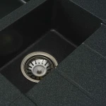 Гранітна мийка для кухні Platinum 7850W TOSKANA матова Антрацит