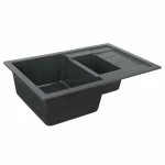 Гранітна мийка для кухні Platinum 7850W TOSKANA матова Антрацит