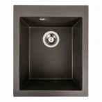 Гранітна мийка для кухні Platinum Темна скеля PLATINUM 4150 SOKIL матова