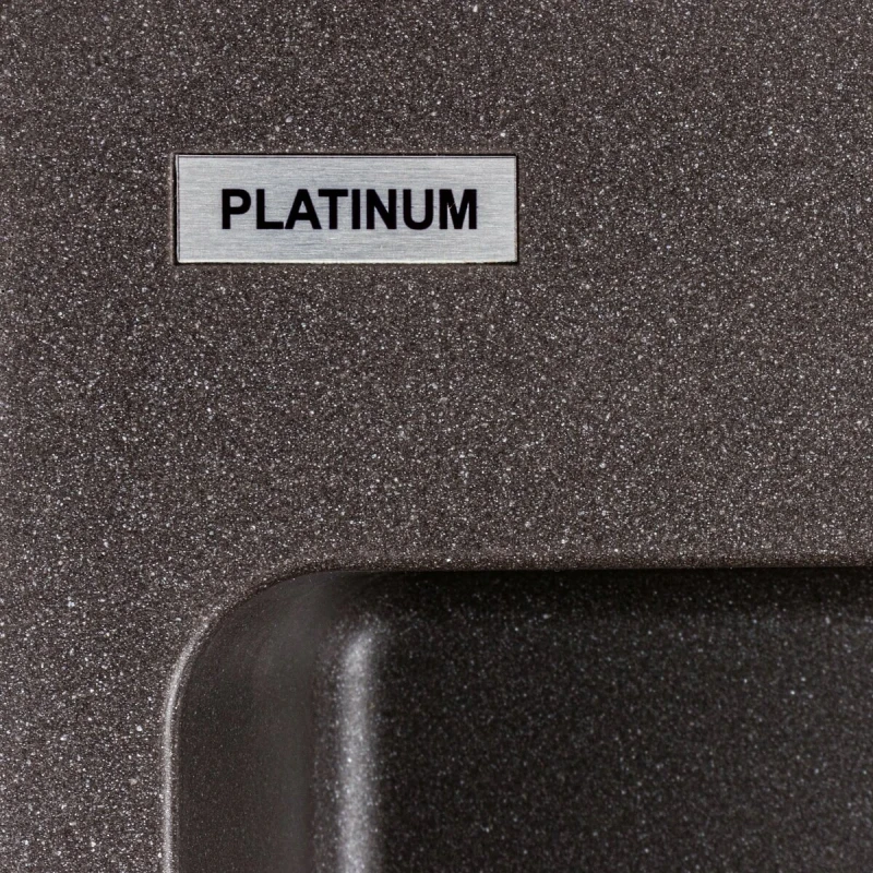 Гранітна мийка для кухні Platinum Bogema матовий Гренадін PLATINUM 7850