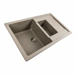 Гранітна мийка для кухні Platinum матовий PLATINUM 7850W TOSKANA Титан