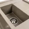 Гранітна мийка для кухні Platinum 7850W TOSKANA матовий Титан