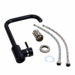 Змішувач кухонний Platinum NS02B (3008B-NA) чорний металік