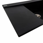 Гранітна мийка для кухні Platinum матовий PLATINUM 9651 ATLAS Чорний