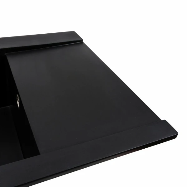 Гранітна мийка для кухні Platinum матовий PLATINUM 9651 ATLAS Чорний