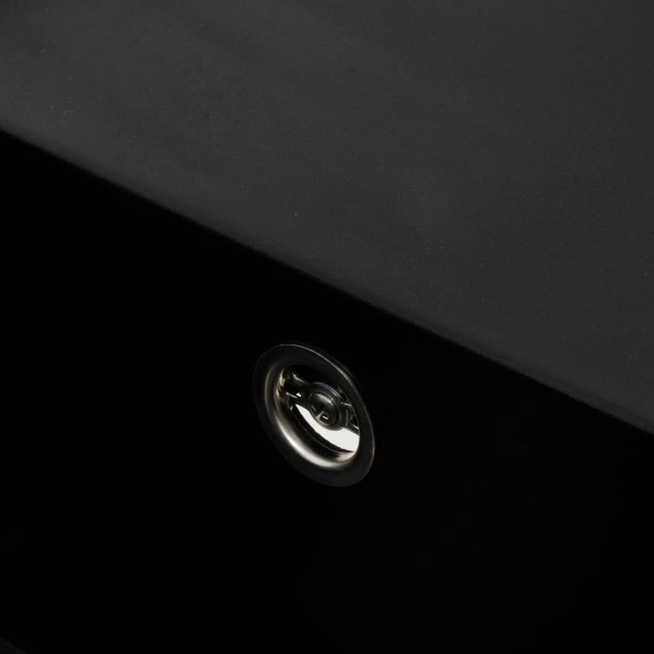 Гранітна мийка для кухні Platinum матовий PLATINUM 9651 ATLAS Чорний