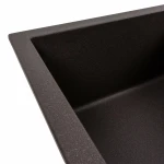 Гранітна мийка для кухні Platinum 6550 LOTOS матовий Гренадін