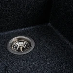 Гранітна мийка для кухні Platinum матовий Графіт PLATINUM 4040 RUBA