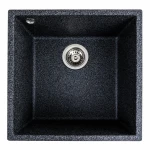 Гранітна мийка для кухні Platinum матовий Графіт PLATINUM 4040 RUBA