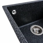 Гранітна мийка для кухні Platinum матовий Графіт PLATINUM 4040 RUBA