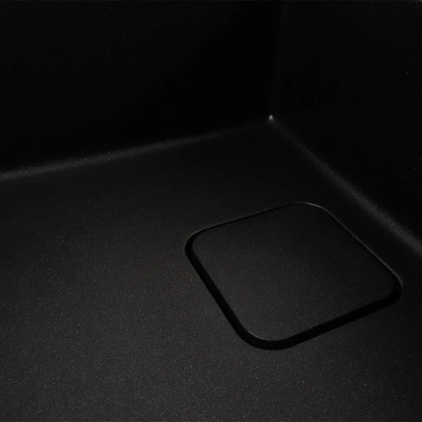 Гранітна мийка для кухні Platinum 7850 CUBE матовий Моріон