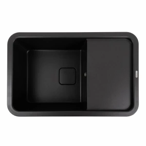 Гранітна мийка для кухні Platinum 7850 CUBE матовий Моріон