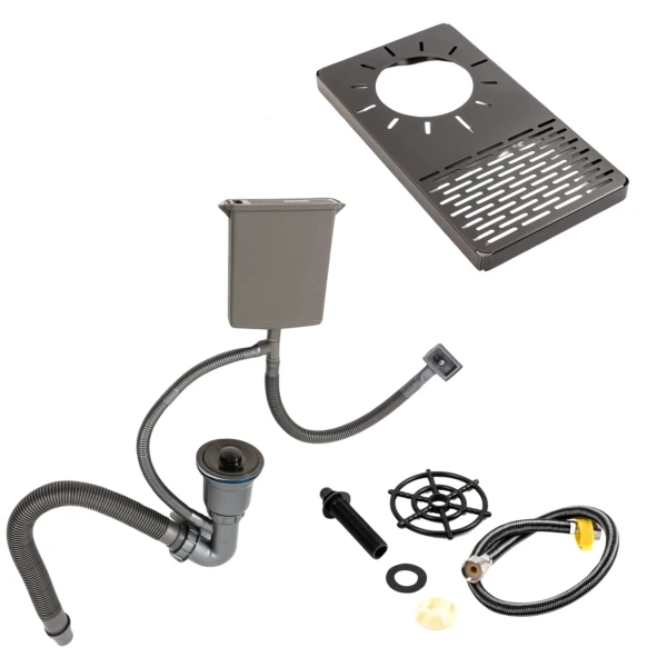 Кухонна мийка чорна Platinum Handmade PLATINUM PVD 78×46