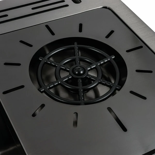 Кухонна мийка чорна Platinum Handmade PLATINUM PVD 78×46