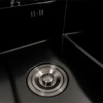 Кухонна мийка прихована чорна Platinum Handmade PLATINUM CM 40×50 PVD