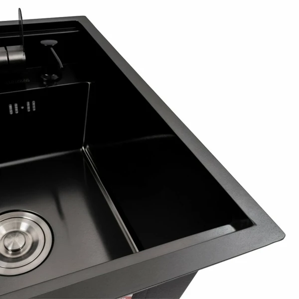 Кухонна мийка прихована чорна Platinum Handmade PLATINUM CM 40×50 PVD