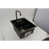 CM 40*50 Мийка прихована PVD чорна Platinum Handmade (змішувач в комплекті)