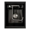 CM 40*50 Мийка прихована PVD чорна Platinum Handmade (змішувач в комплекті)