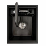 Кухонна мийка прихована чорна Platinum Handmade PLATINUM CM 40×50 PVD