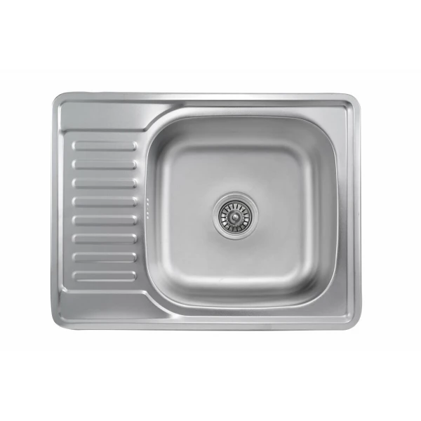 Кухонна мийка з нержавіючої сталі Valeso 6550 САТИН (0,8/180 мм)