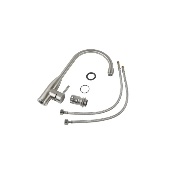 Змішувач кухонний нержавійка VALESO 26 FHP