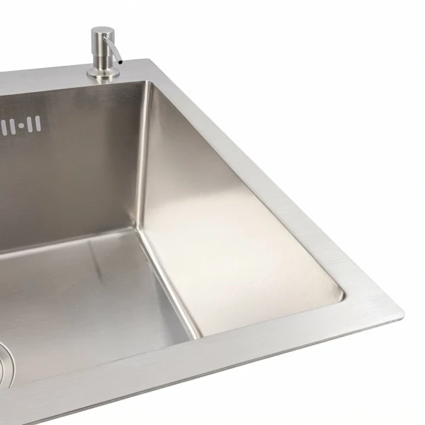 Кухонна мийка нержавійка 60*50 VALESO Handmade (3.0/0.8)