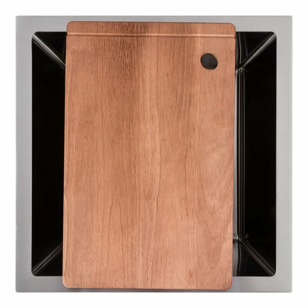 Кухонна мийка нержавійка СМ 44*44 VALESO Handmade (монтаж під стільницю)