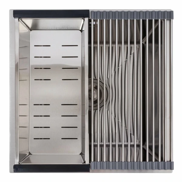 Кухонна мийка нержавійка СМ 44*44 VALESO Handmade (монтаж під стільницю)